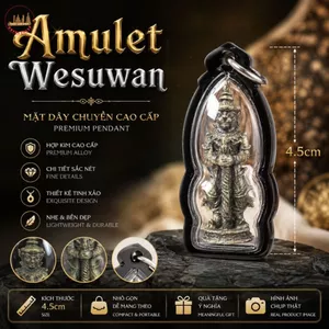 Mặt Dây Chuyền Nghệ Thuật Wesuwan 4.5cm - Phụ Kiện Đeo Cổ Mang Lại Cảm Giác Thư Thái