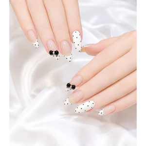Nailbox [Mã H65] Mẫu Chấm Bi Nhẹ Nhàng Hotrend Thiết Kế Thủ Công cho Móng Tay Sang Trọng