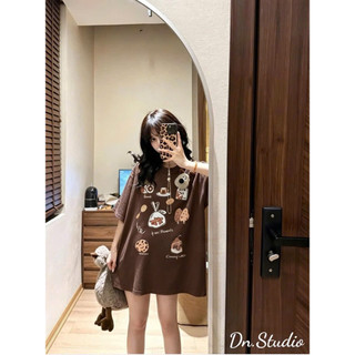 Áo thun dài tay in hình những chiếc bánh ( k kèm sticker )
