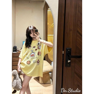 Áo thun dài tay in hình những chiếc bánh ( k kèm sticker )
