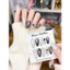 Nailbox [ Mã H66] Mẫu Móng Tay Đen Trắng - Thiết Kế Sao Kết Hợp Chấm Bi Sang Trọng