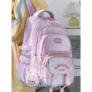 Balo nữ đi học thời trang Cặp sách đi học nhiều ngăn đựng Latop16inch, Balo ulzzang chống nước cao cấp
