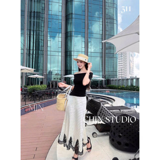 [ẢNH THẬT] SET CV BI CHÂN REN MIX ÁO TRỄ VAI SCBCRM