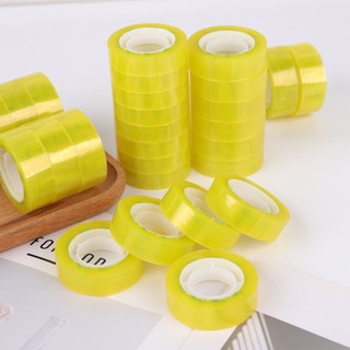 Băng Keo Văn Phòng Nhỏ Gọn Rộng 1,2cm Trong Suốt - Gói 12 Cuộn Tiện Dụng Cho Học Tập Và Làm Việc