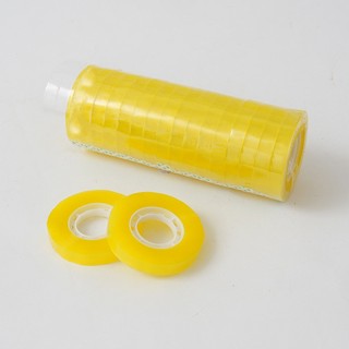 Băng Keo Văn Phòng Nhỏ Gọn Rộng 1,2cm Trong Suốt - Gói 12 Cuộn Tiện Dụng Cho Học Tập Và Làm Việc