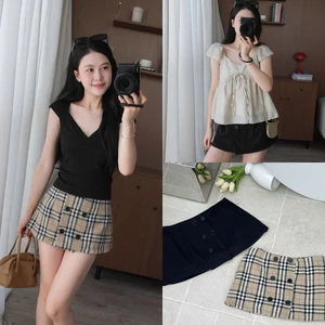 Noah Skirt (TSW) Chân váy thô dáng chữ A 6 cúc the.sweaterweather