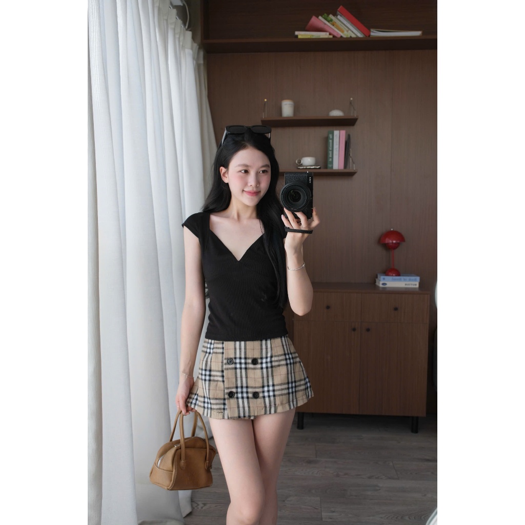 Noah Skirt (TSW) Chân váy thô dáng chữ A 6 cúc the.sweaterweather