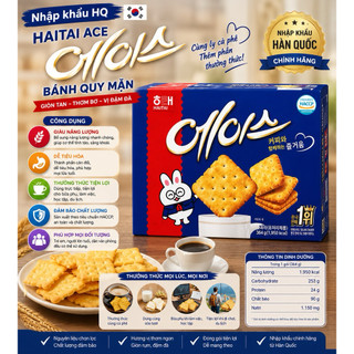 Bánh quy ace cracker haitai hàn quốc 364g