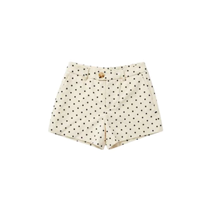 TUBYCATU Quần Short Chấm Bi Coco Dot Cạp Cao Ống Rộng