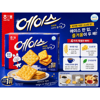 Bánh quy ace cracker haitai hàn quốc 364g