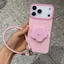 Ốp Lưng iPhone Họa Tiết Chấm Bi Hoa Anh Đào Kèm Griptok và Dây Đeo Tiện Lợi - Nắng Case