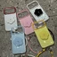 Ốp Lưng iPhone Họa Tiết Chấm Bi Hoa Anh Đào Kèm Griptok và Dây Đeo Tiện Lợi - Nắng Case