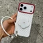 Ốp Lưng iPhone Họa Tiết Chấm Bi Hoa Anh Đào Kèm Griptok và Dây Đeo Tiện Lợi - Nắng Case