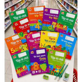 ❤️Set 10 quyển tập tô,hành trang  cho bé vào lớp 1!
