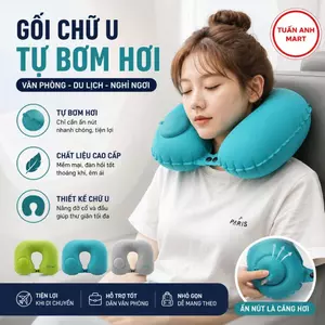 Gối chữ U tự bơm hơi, Gối chữ U văn phòng, du lịch