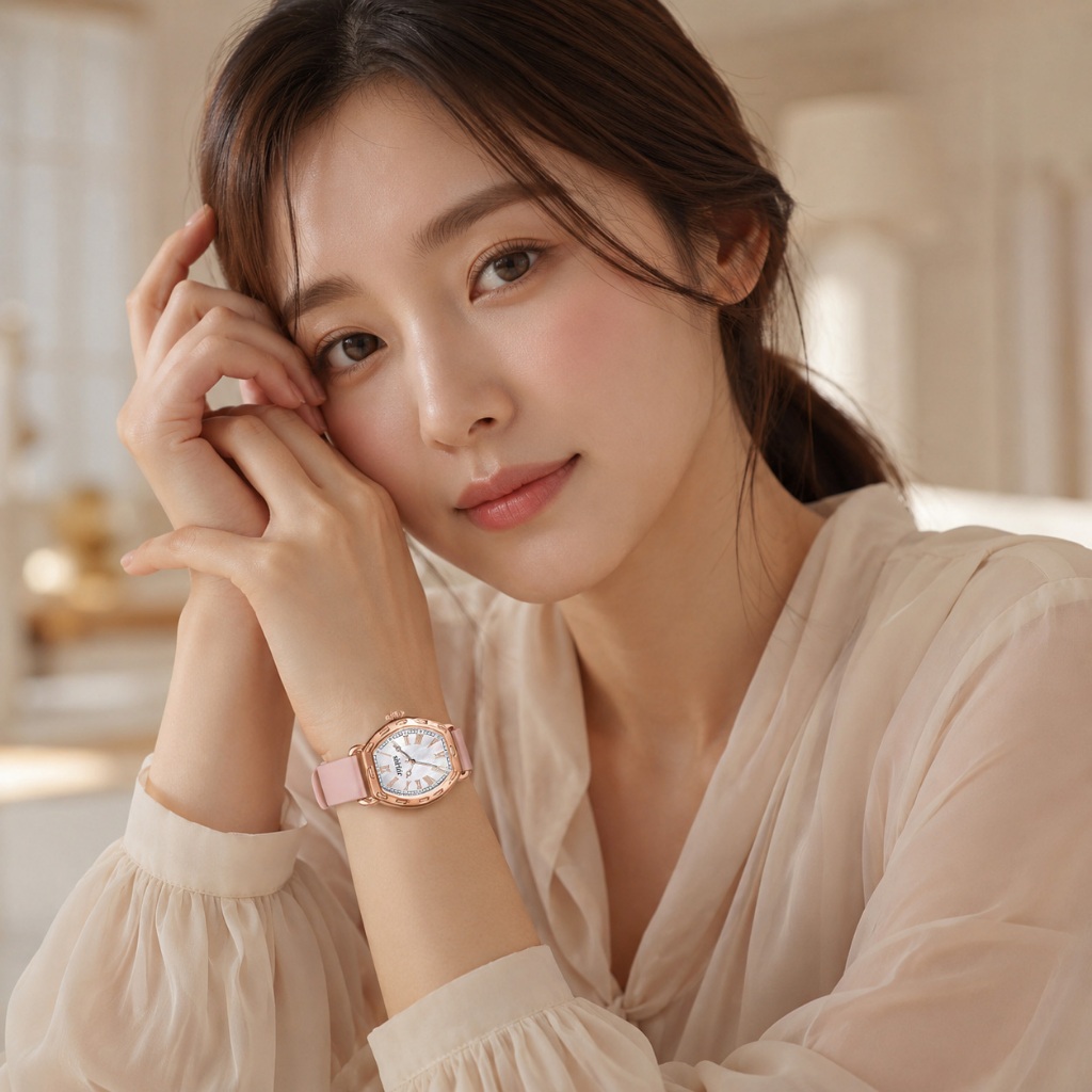[ NEW VERSION COLOR ] Đồng Hồ Nữ JA-544 Julius Hàn Quốc Dây Da