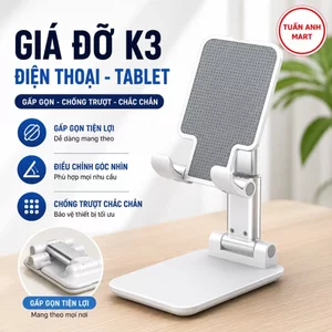Combo 2 cái Giá đỡ điện thoại, máy tính bảng gấp gọn K3