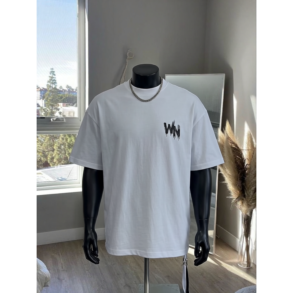 Áo Thun Streetwear Boxy Cotton 100% Unisex - Áo Thun Cổ Tròn Nam Nữ - Vải Thun Lạnh - Đứng Form - 2 mẫu tùy chọn