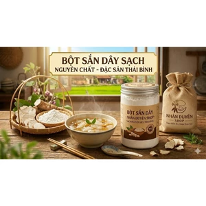 Bột sắn dây - Đặc sản Thái Bình - Cam kết 100% chất lượng, không chất BQ- Nguyên chất giải nhiệt, làm hoàn toàn thủ công