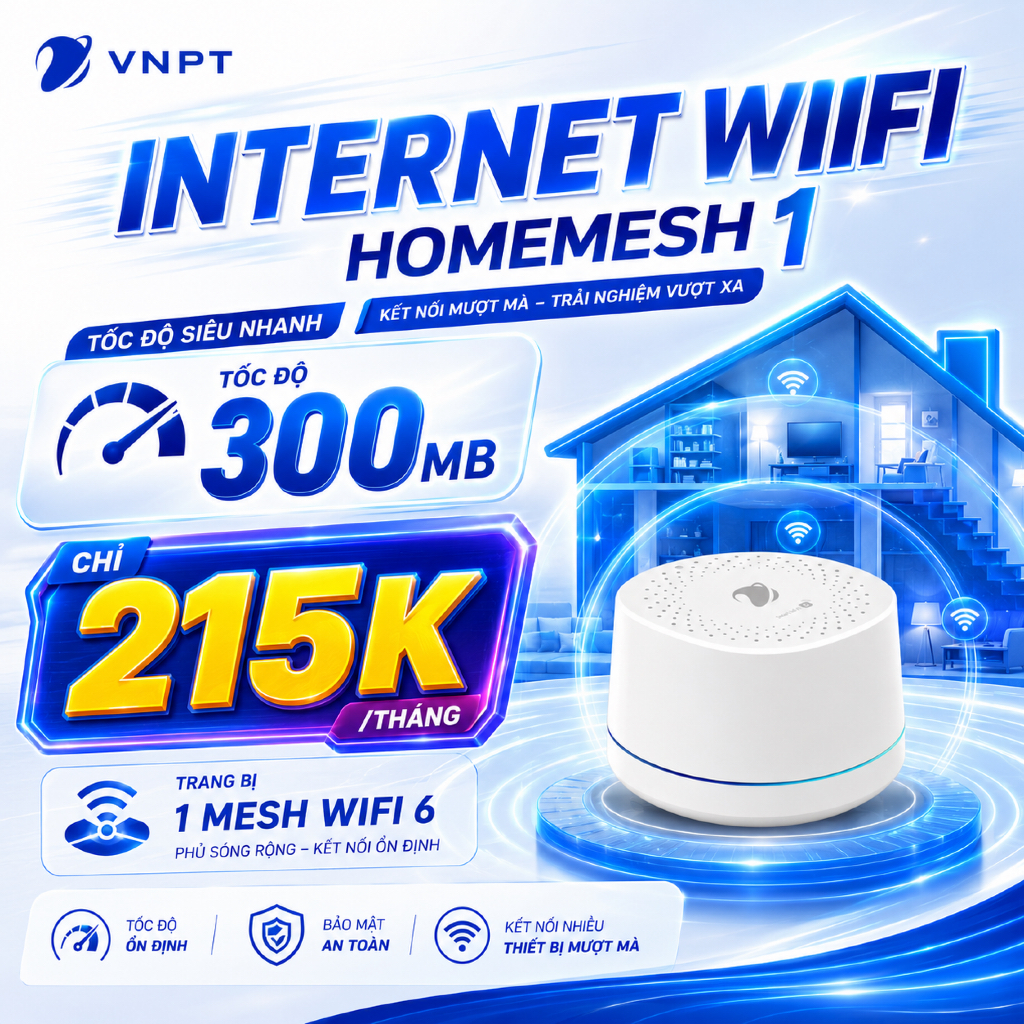[CHÍNH HÃNG] Wifi Mesh 6 VNPT Technology IGate EW302S tốc độ cao 3,000MB chuẩn AC 2 băng tần