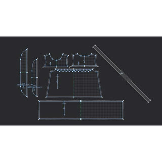 Rập giấy A0 ( không phải đầm may sẵn) đầm bé gái 2 tầng size 1-10