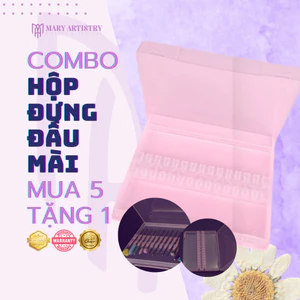 Hộp Nhựa Rỗng Đựng Đầu Mài Móng Nail Mary Artistry 14 Ngăn Tiện Lợi [Không Kèm Đầu Mài]
