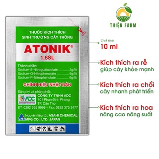 Phân bón lá Atonik THIỆN FARM, thúc đẩy sinh trưởng, ra rễ, ra chồi, ra hoa lá