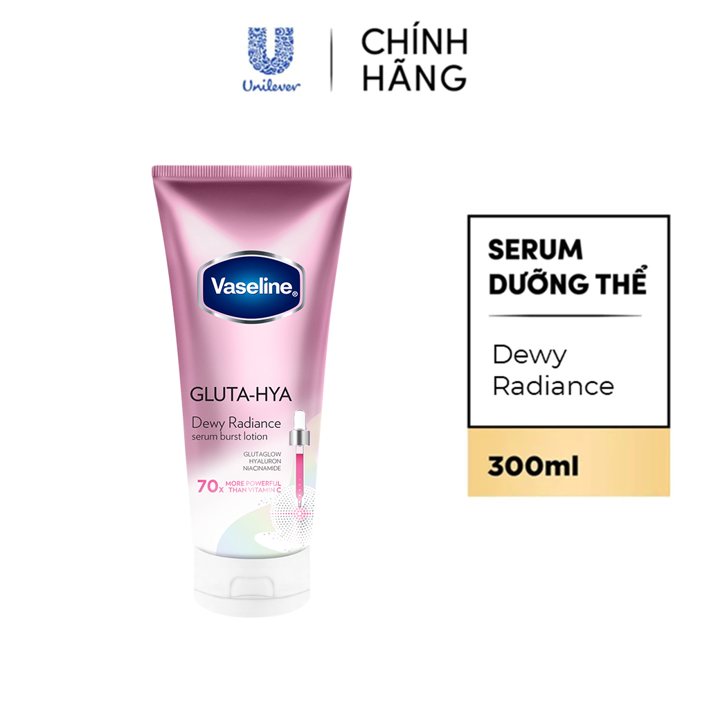 Vaseline Serum Gluta-Hya Dưỡng Da Sáng Mịn Sau 7 Ngày 300 ML