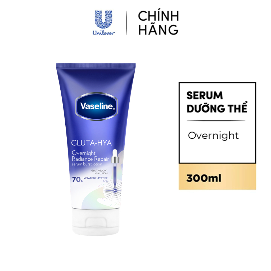 Vaseline Serum Gluta-Hya Dưỡng Da Sáng Mịn Sau 7 Ngày 300 ML