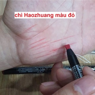 -Chì đá vẽ sợi lông mày Haozhuang - màu Nâu,  đen, xám đen, trắng, capuchino, nâu nhạt