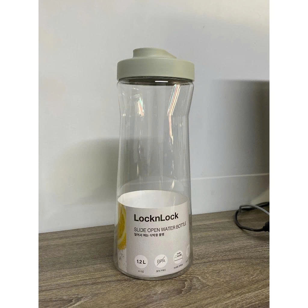 Bình Nước Nhựa LocknLock Slide Open HAP823 (1.2L) HAP824 (1.4L) - Nhựa PET BPA Free - K-MALL