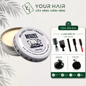 Sáp vuốt tóc Reuzel Clay Matte Pomade - 35g & 95g