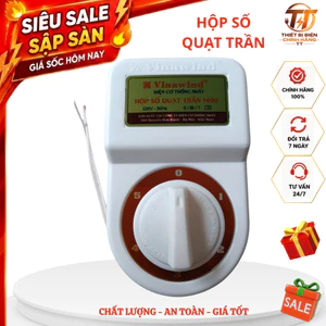 Hộp số quạt trần, bộ điều tốc quạt trần Vinawind 5 cấp độ chính hãng dễ lắp đặt