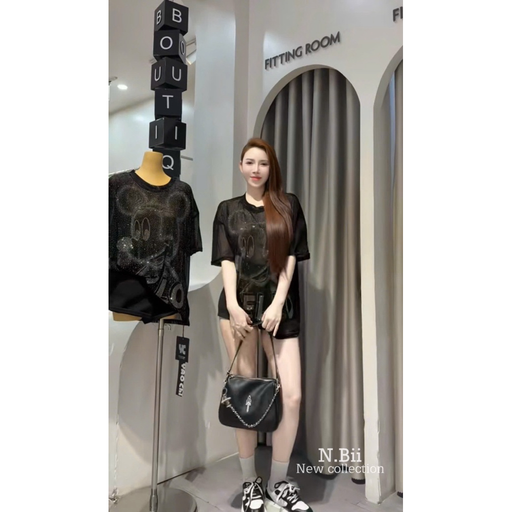 Thật sự là áo đá nhìn bên ngoài đẹp hơn ảnh 100 lần luôn ạ ❤️em sẵn đen+ ghi