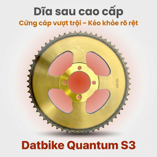 Nhông Sên Dĩa Giá Rẻ: Sên Vàng - Dĩa Vàng 428 10 Ly (13T – 60T) Dành Cho Dat Bike Quantum S3