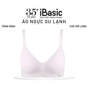 Áo ngực su tàng hình mút mỏng iBasic T-shirt che mỡ lưng, Không đường may, không lộ viền BRAY104
