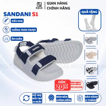 Dép Quai Hậu Nữ SANDANI 2 Quai Ngang NOC Sandal Nữ Xăng Đan Nữ Đế Phylon Nhẹ Êm Mang Đi Học Đi Chơi