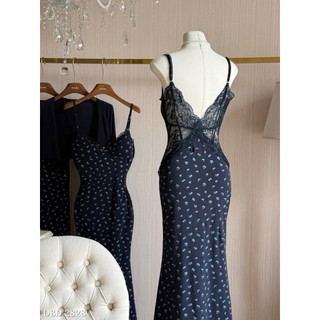 Set Váy Hoa Maxi Đính Nơ Mix Cardigan Chuẩn Linh Hoàng