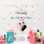Tranh Rót Cát Ngày Cưới Cá Nhân Hóa In Tên Theo Yêu Cầu - Màu Cát & Khung Tùy Chọn, Quà Kỷ Niệm Wedding