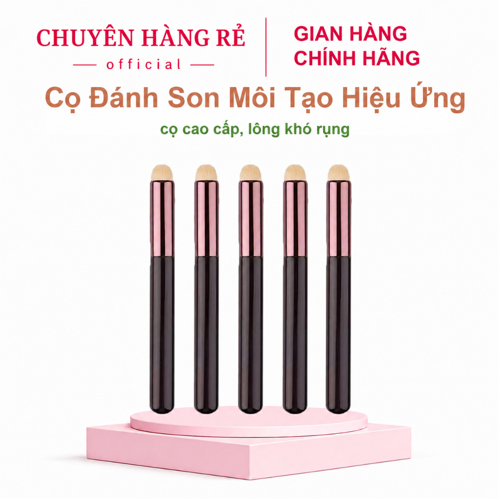 [ Mua 5 tặng 1] Cọ trang điểm, cọ môi tán son trang điểm makeup nội địa trung