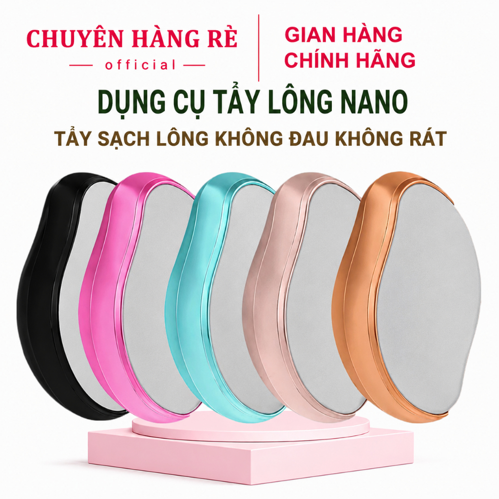 [Mua 5 tặng 1] Dụng cụ tẩy lông nano không đau tiện lợi