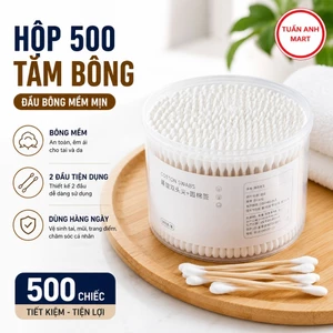 Combo 4 Hộp 500 tăm bông ngoáy tai (2000 cái)