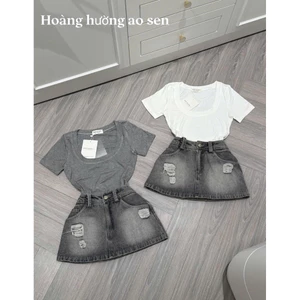 ❣️Sét áo phông trơn mix cv Jean siu chất . Ưng ơiiiii là ưng 😗