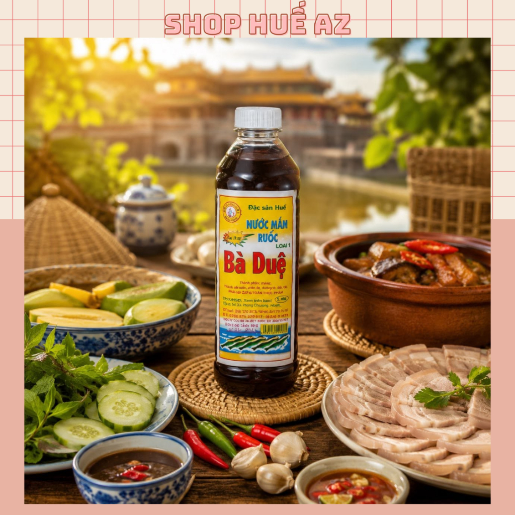 [LOẠI 1] Nước Mắm Ruốc BÀ DUỆ đặc biệt thơm ngon 550ML