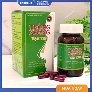 Thông Xoang Vạn Tam - Hỗ Trợ Giảm Triệu Chứng Viêm Xoang, Viêm Mũi, Thông Mũi, Giảm Nghẹt Mũi