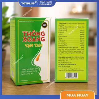Thông Xoang Vạn Tam - Hỗ Trợ Giảm Triệu Chứng Viêm Xoang, Viêm Mũi, Thông Mũi, Giảm Nghẹt Mũi