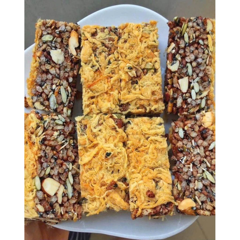 Thanh Gạo Lứt Chà Bông 250g Healthy Corner - Bánh Gạo Lứt Ăn Kiêng, Snack Healthy Giảm Cân