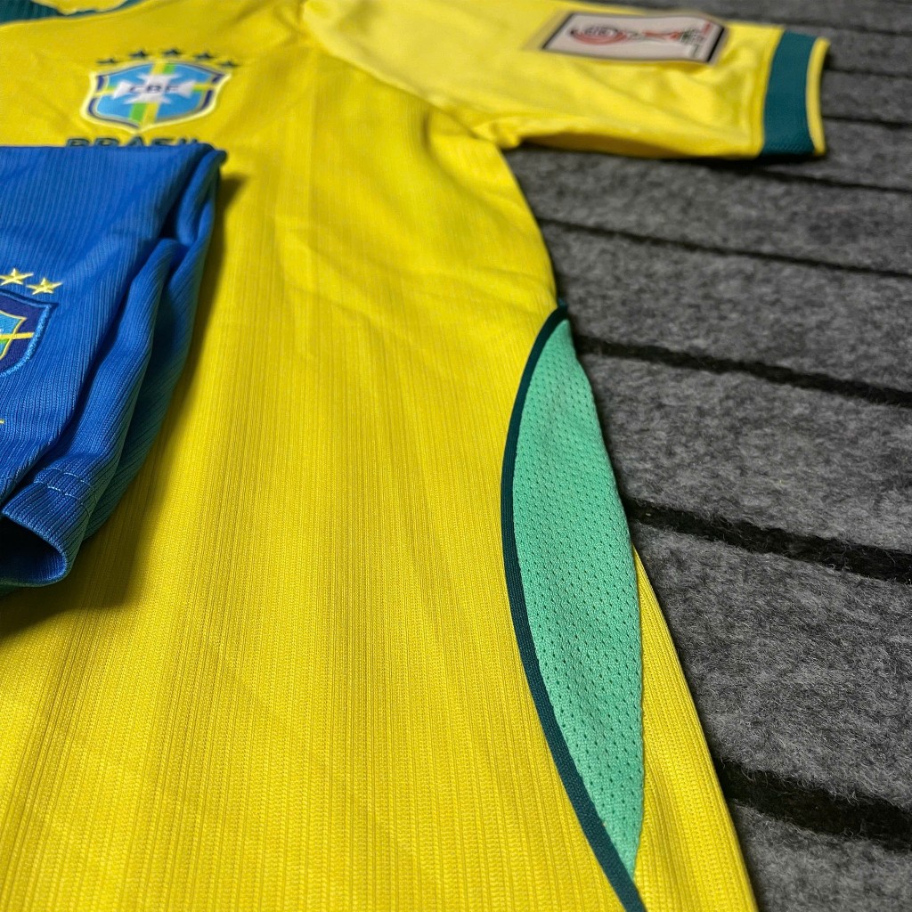 Bộ Quần Áo Bóng Đá Đội Tuyển Brasil WC 2026 - Vải Polyester Thái Cao Cấp - QuynhHoaFootball