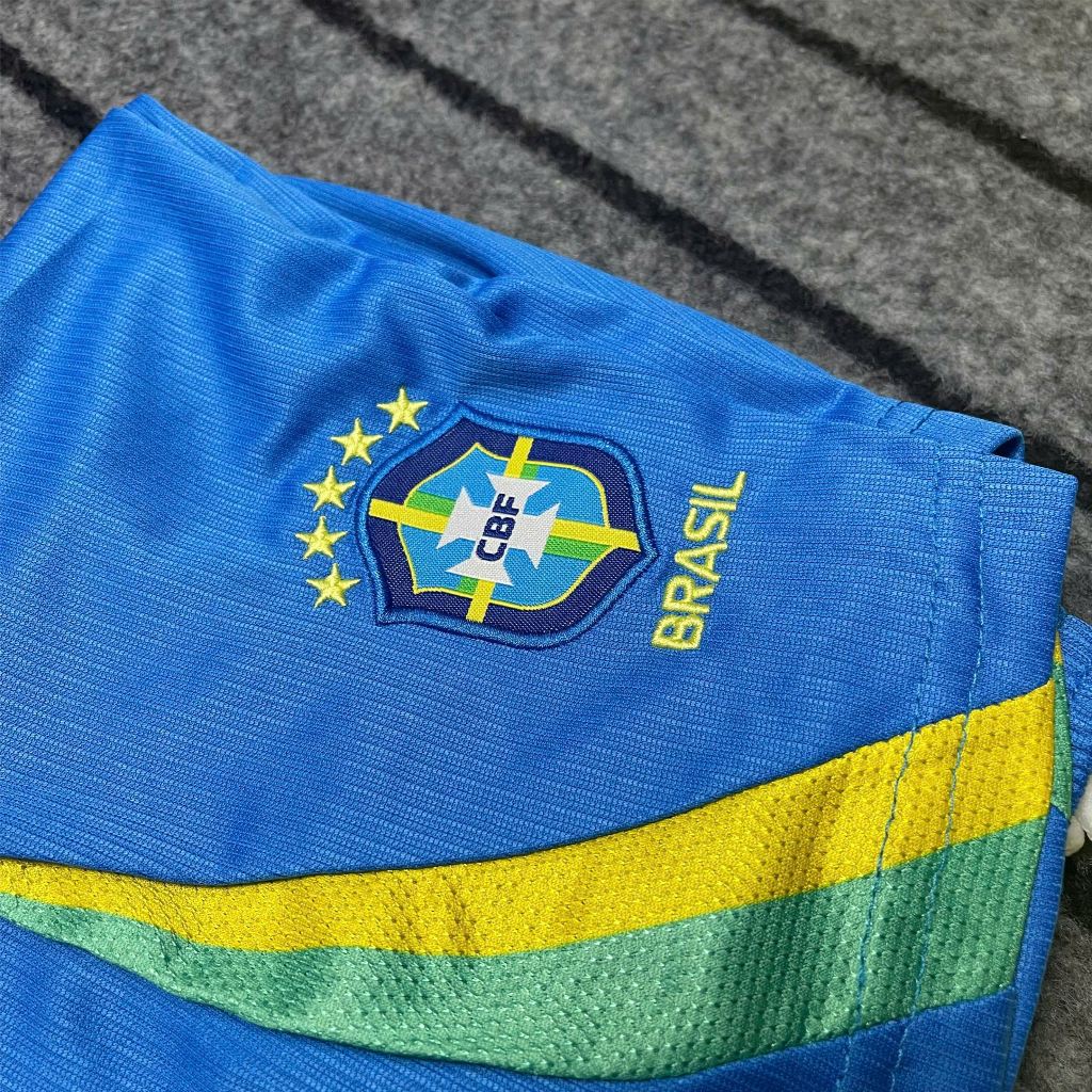 Bộ Quần Áo Bóng Đá Đội Tuyển Brasil WC 2026 - Vải Polyester Thái Cao Cấp - QuynhHoaFootball