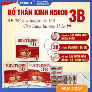 ROVIT H5000 3B - Bổ Sung Vitamin B Và Magie, Hỗ Trợ Tăng Cường Sức Khỏe, Giảm Suy Nhược Thần Kinh